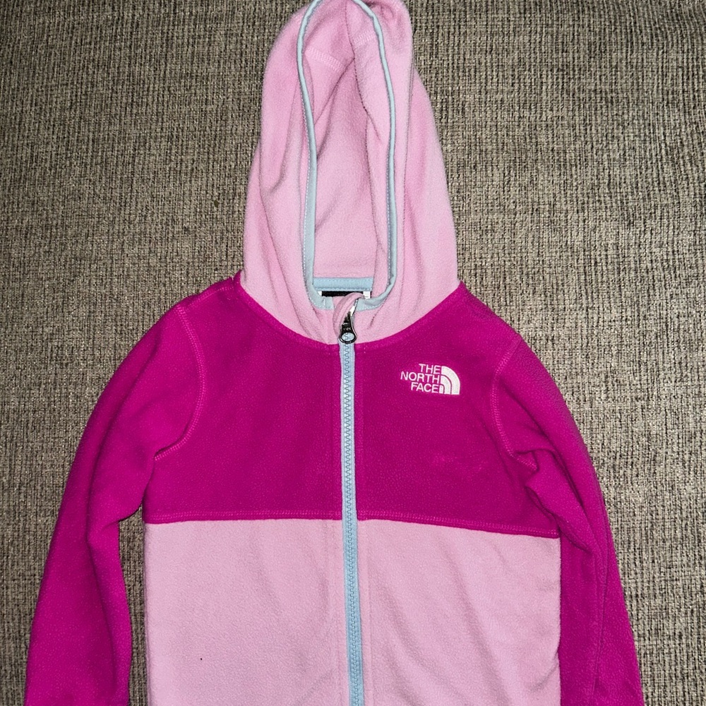 The North Face Kids Two-Tone Pink Hoodie